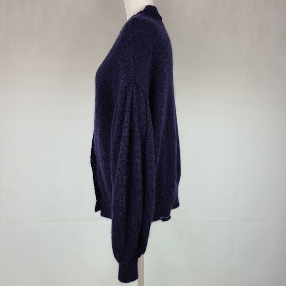 AG Adriano Goldschmied Cardigan in Navy - Picture 2 of 6